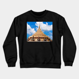 Atlantes in the form of demons supporting the Royal Pantheon building. Crewneck Sweatshirt